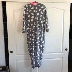 Forever21 Fleece Bunny Onesie